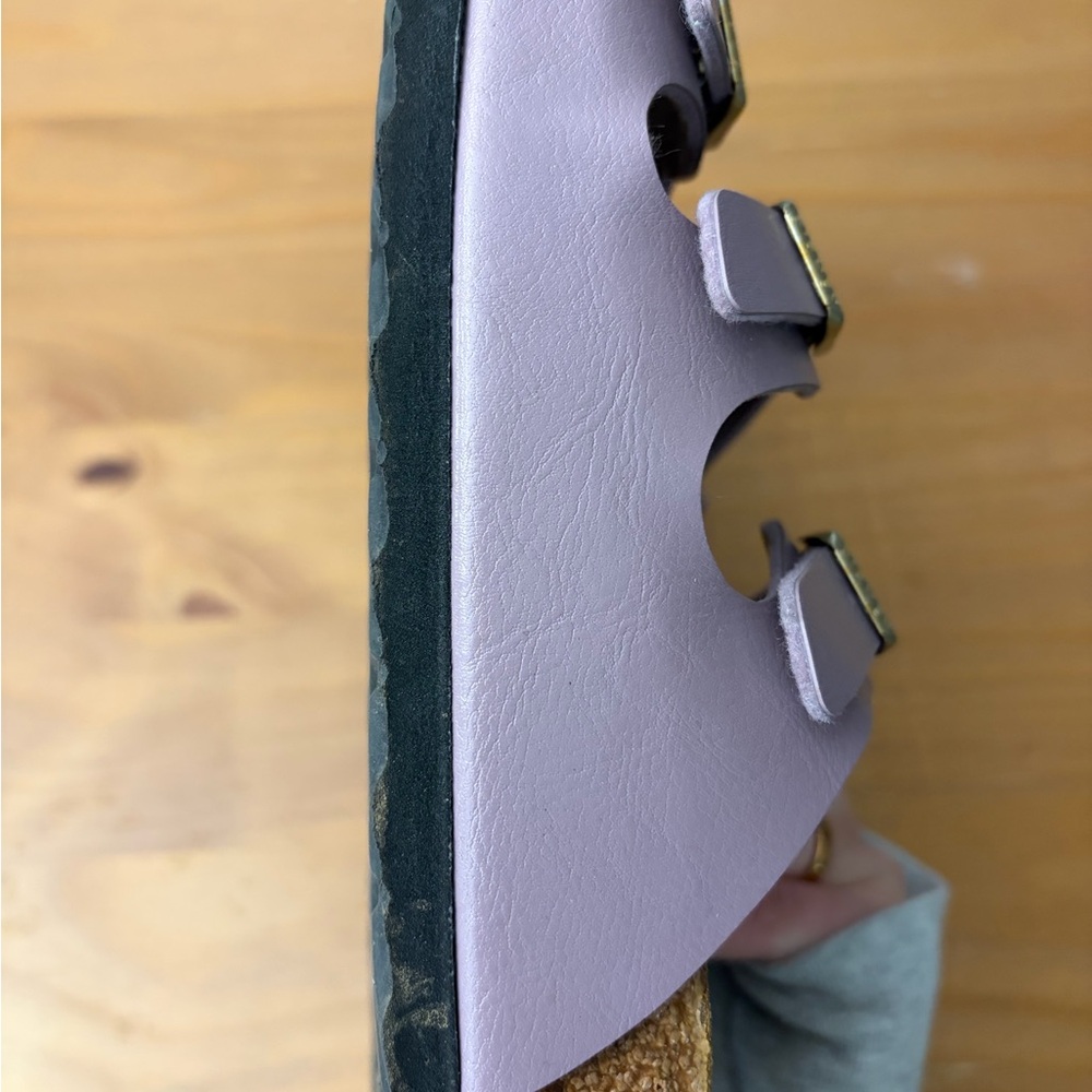 Birkenstock Lavender Triple-Strap Sandals - Picture 5 of 8